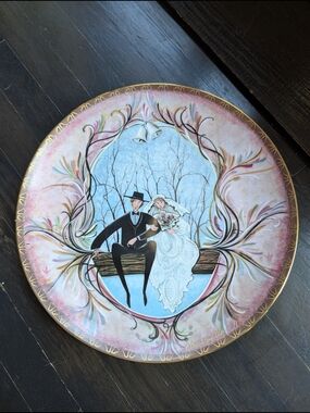 P. Buckley Moss "The Wedding" Plate - Anna Perenna Limited Edition 1991
